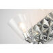 Alpha 2 Light 16 inch PC Bath Light Wall Light in Polished Chrome